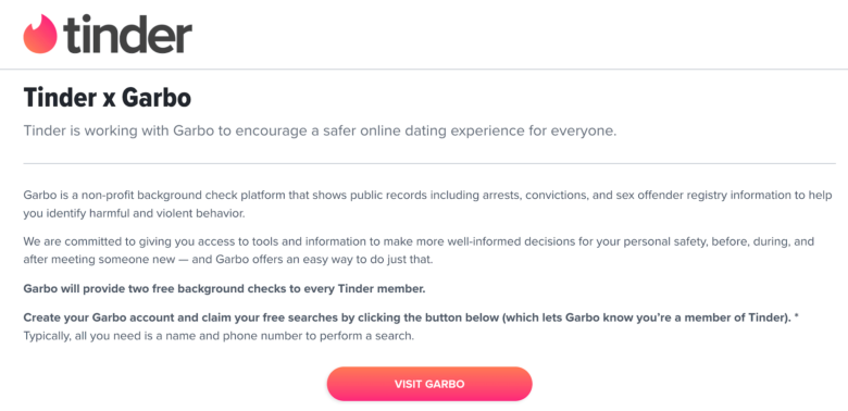 Tinderで有名なMatchグループがGarbo導入